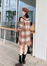 呢大衣娃娃领版两色三码MLXL，其它，票意情