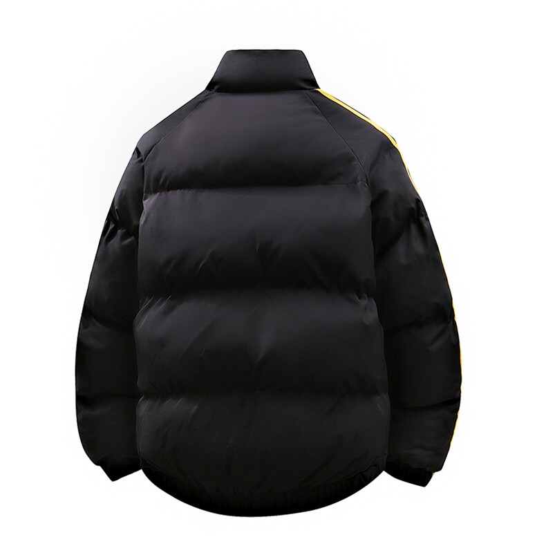 冬季港风三条杠立领棉服防风保暖加厚棉衣外套MY1128P80,男装棉衣,电商A128