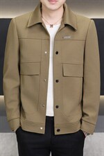 春季夹克男高品质翻领外套型男商务休闲百搭青年外套男N2610-P87，男装夹克，星座310B-3