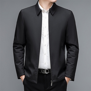 冬季新款加厚男装中年商务休闲翻领棉衣外套棉服 YYM2286-P145图片