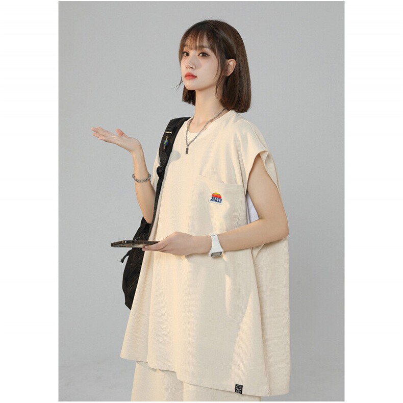 2025夏季新款清新口袋立体字母学院中性运动休闲套装TZ42/P55控78，男装休闲套装，电商A148-1