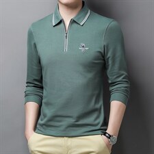 春秋男士时尚长袖POLO衫休闲百搭舒适柔软棉打底衫纯色上衣男装,男装T恤,钱塘6003(原4033),钱塘大厦 春秋男士时尚长袖POLO衫休闲百搭舒适柔软棉打底衫纯色上衣男装,男装T恤,钱塘6003(原4033),钱塘大厦