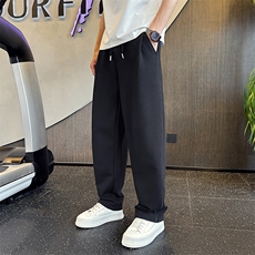 秋装新款卫裤男潮流辑明线宽松直筒休闲卫裤K8726-P78，男装休闲裤，电商A368