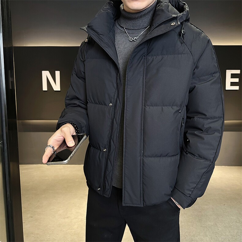 标50绒店主风男士帅气连帽羽绒服休闲保暖外套B328-2550-P205,男装羽绒服,电商B328