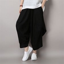 纯色2021年夏季优雅韩版通勤九分裤甜美修身显瘦裤子，女装裤子，叶笙衣