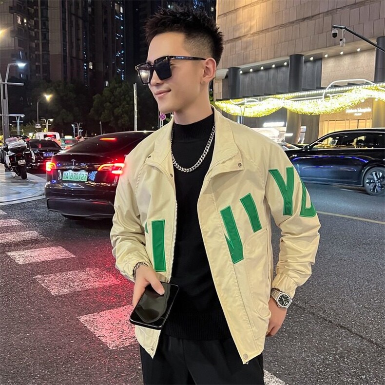 工装外套男新款潮流短款夹克衣服男士春秋款上衣夹克,男装夹克,星座1013
