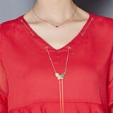 时尚夏季简约纯色V领短袖荷叶边套头雪纺衫，女装蕾丝衫/雪纺衫，安之芮娜