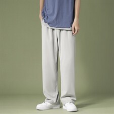 新款2023春款港风直筒宽松休闲裤卫裤运动裤2028-特批22，男装休闲裤，星座718-1