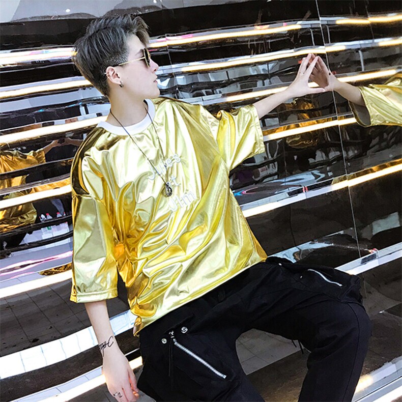大货足 2019开学季夜店表演hiphop舞台表演出T恤团队KK117 特P35图片