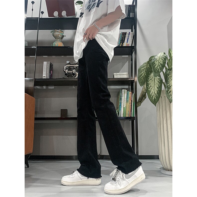 主推货足渐变修身大码直筒微喇毛边牛仔裤K860-K861-K866-P50,男装牛仔裤,星座205