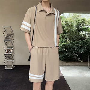 23年男士织带拼接运动套装A210-TZ0011-P85图片