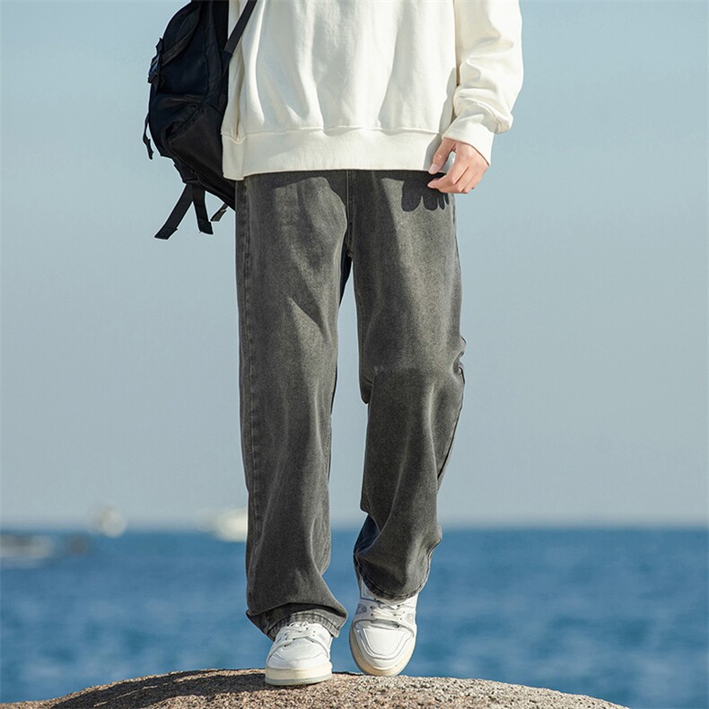 美式高街渐变牛仔裤时尚休闲牛仔裤A068-JXK163-TP50，男装牛仔裤，电商A068