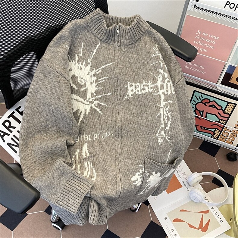 达芬奇手稿开衫毛衣外套男MY363P68,男装针织衫/毛衣,星座1116-2