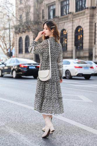 春季新款连衣裙，女装连衣裙，一浅浅+