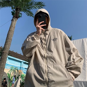夏季户外防晒衣男轻薄透气外套潮牌速干冰丝防晒服1001-1-SF03P38