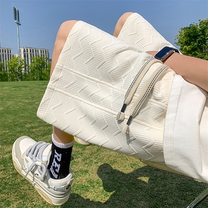 重磅肌理感提花五分短裤男夏季休闲运动篮球裤 XZ514-2-1535-P38图片