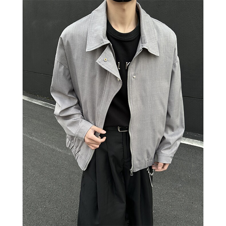 【25春现货】JK1023-P53特控88大码设计感夹克短款外套,男装夹克,电商D232