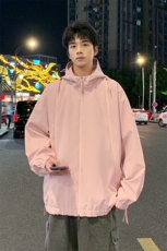 夜景连帽多色冲锋衣户外外套夹克光版纯色二开A406JK1208特P71，男装夹克，星座309（原A406）
