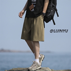 休闲清凉透气运动短裤夏季清爽超薄休闲冰丝裤DK516特批15控39，男装牛仔裤，星座718-1