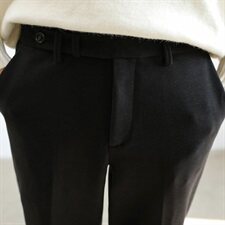 A105-P702021秋冬毛呢男裤子长裤加厚港风拍摄-备货充足，男装休闲裤，电商A211