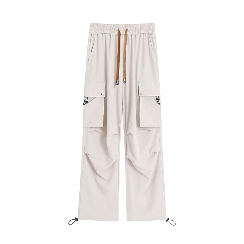 工装口袋褶皱冰丝休闲裤K101平铺92%聚酯纤维8%氨纶(S-2XL)TP28,男装休闲裤,电商A088
