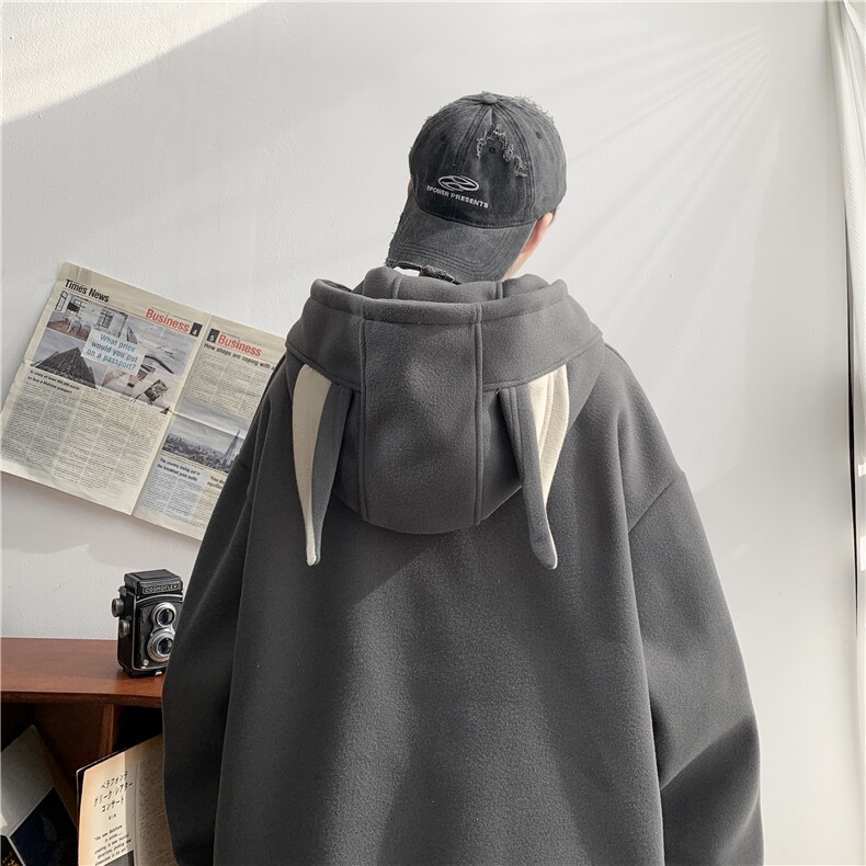 XZ222-1/DRD01/P65/控78/加绒P75/控88重磅呢料设计感连帽卫衣,男装卫衣,星座809A(原222-1)