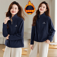 现货刺绣纯色卫衣女，女装卫衣/绒衫，韩派