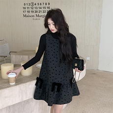 现货2025春装背心连衣裙P125-K178两件套2C167-886-P175-K238，女装连衣裙，2C167