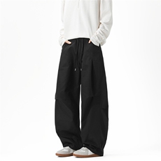 270g棉感面料2025香蕉裤休闲裤机能弯刀工装裤K6101-特P38，男装休闲裤，电商042