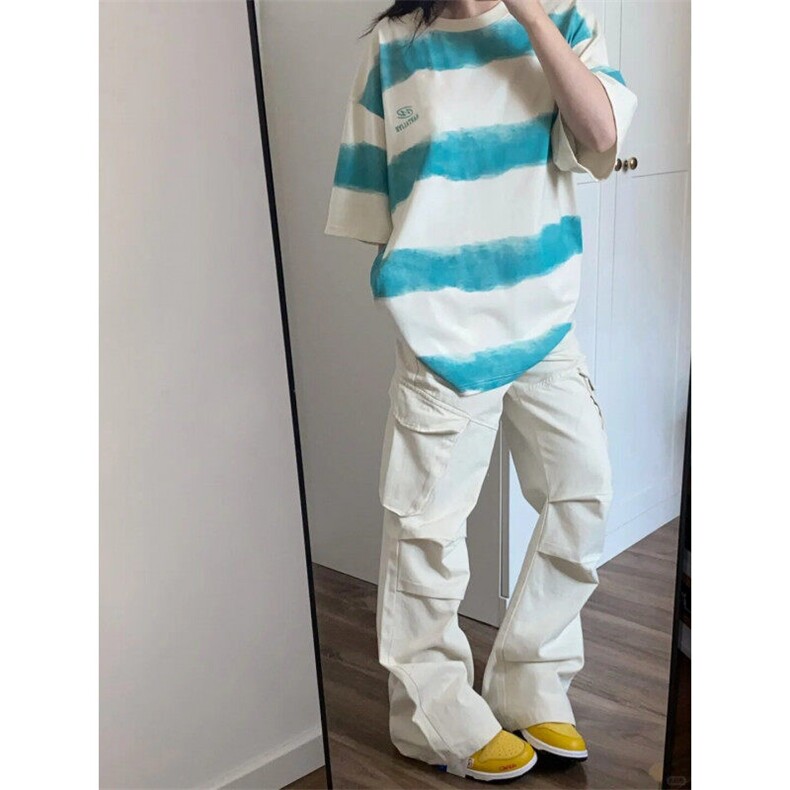 GZK278LL-P60美式复古工装裤男宽松直筒阔腿裤子,男装工装外套,星座1007（原301D）