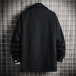春秋季休闲工装夹克男士韩版宽松潮流百搭港风外套潮WT7781-P65图片