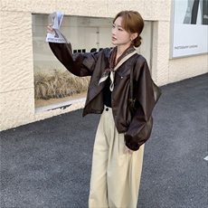 秋装新款皮衣外套女2025洋气机车服夹克2C227/3310/P175K248，女装皮衣，2C227