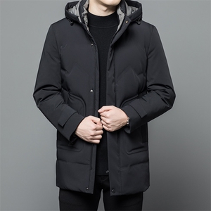 CAH1806钱塘2020-2新款商务休闲连帽中年男士冬季厚款羽绒服P260图片