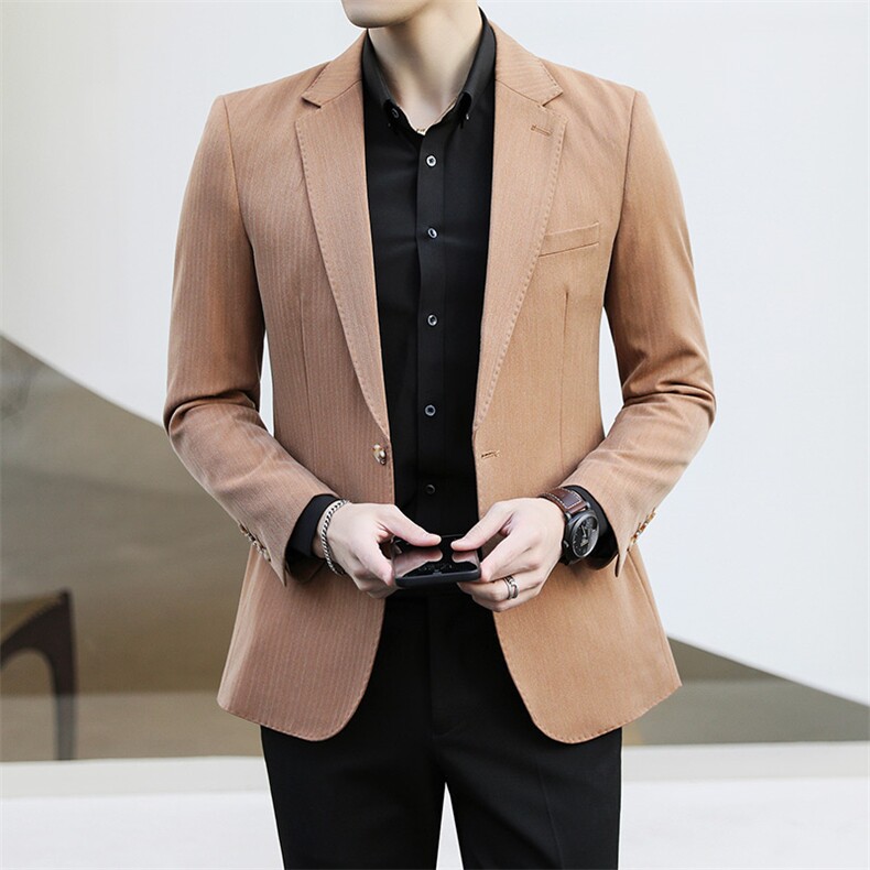 26做货-男士休闲西装修身韩版西服外套小西装上衣DX6808P165,男装西服套装,电商D216