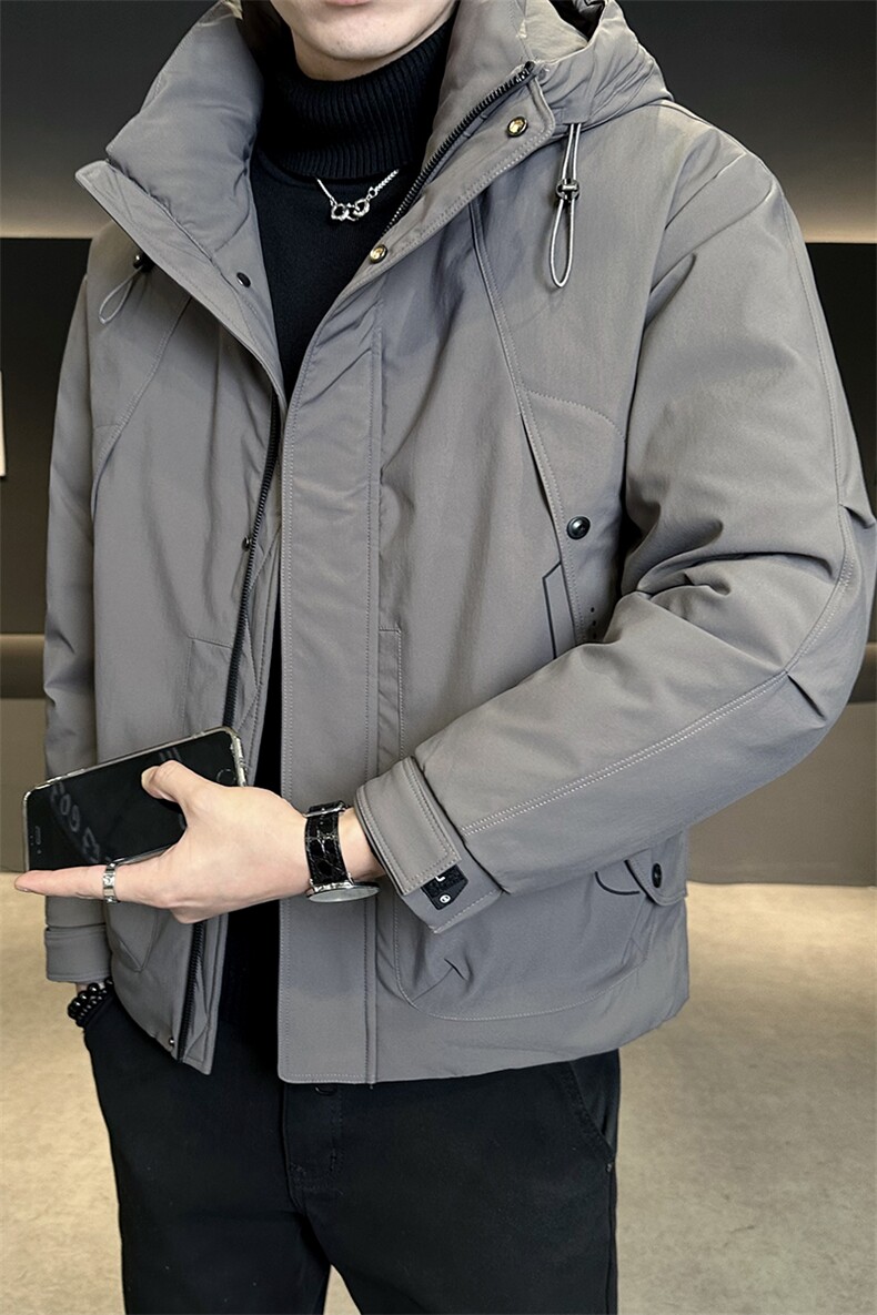 标50白鸭绒连帽男装羽绒服户外防寒服外套C317-Y5869-P215,男装羽绒服,电商C317