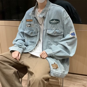 日系飞行员夹克男春秋季宽松工装棒球服潮牌ins百搭情侣外套图片