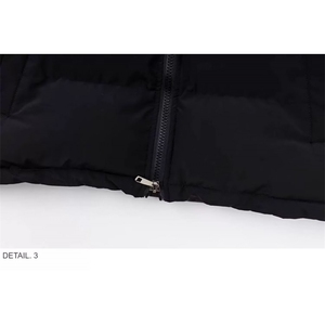 1506-1/M90021/P89美式复古刺绣字母立领棉服运动宽松保暖情侣图片