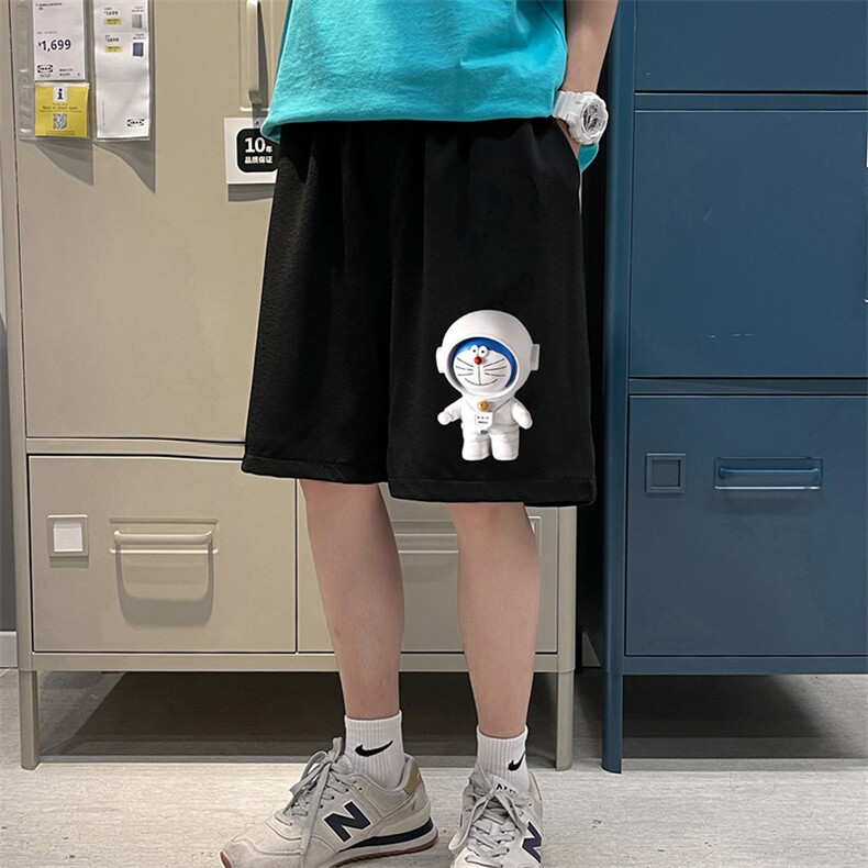 MK37233-P15 冰丝短裤男士大码宽松休闲五分裤男运动中裤图片