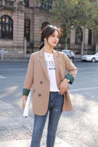 【现货】春装韩版时尚休闲女装小西装，女装西装，雪天使