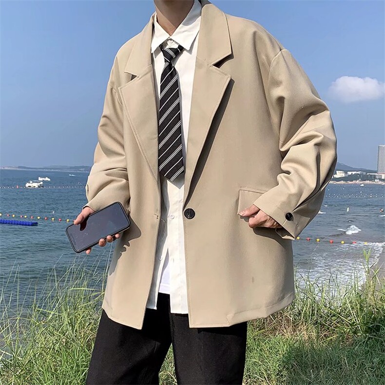 西装外套ins冷淡风男装高级感潮牌痞帅格子秋季休闲西服3399-p52,男装西服,星座1008