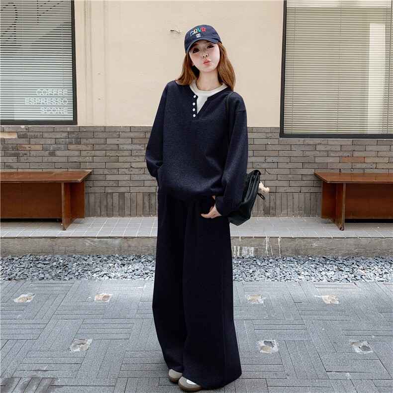 已出货！韩系休闲运动卫衣套装2C260-Q074-P185-K288（含披肩）,女装套装/套裙,2C260