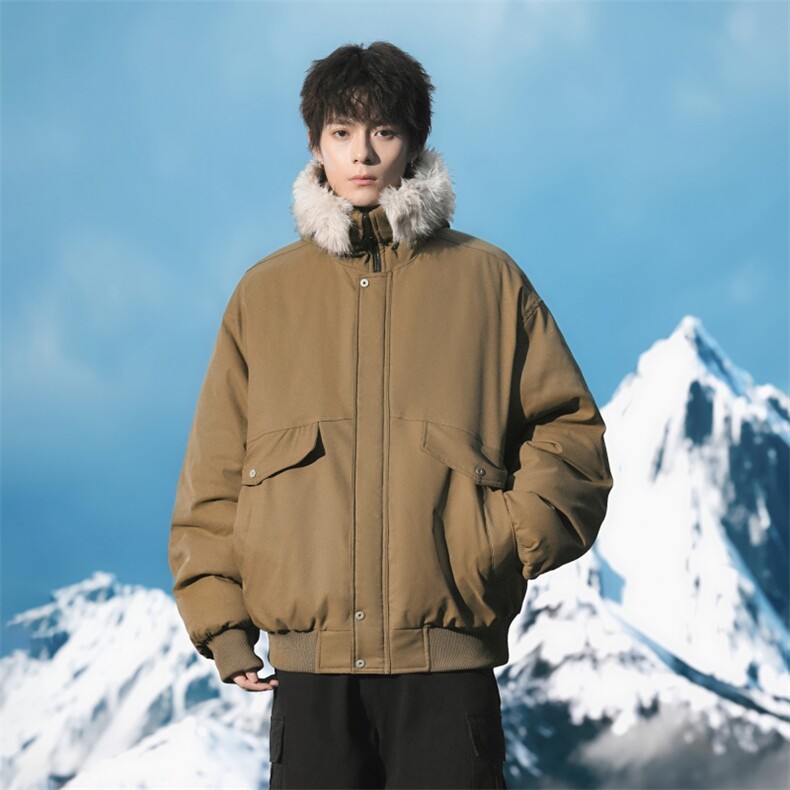 韩版冬季新款舒适亲肤潮流百搭男棉袄外套加棉加厚棉服2998-P115,男装棉衣,电商B306