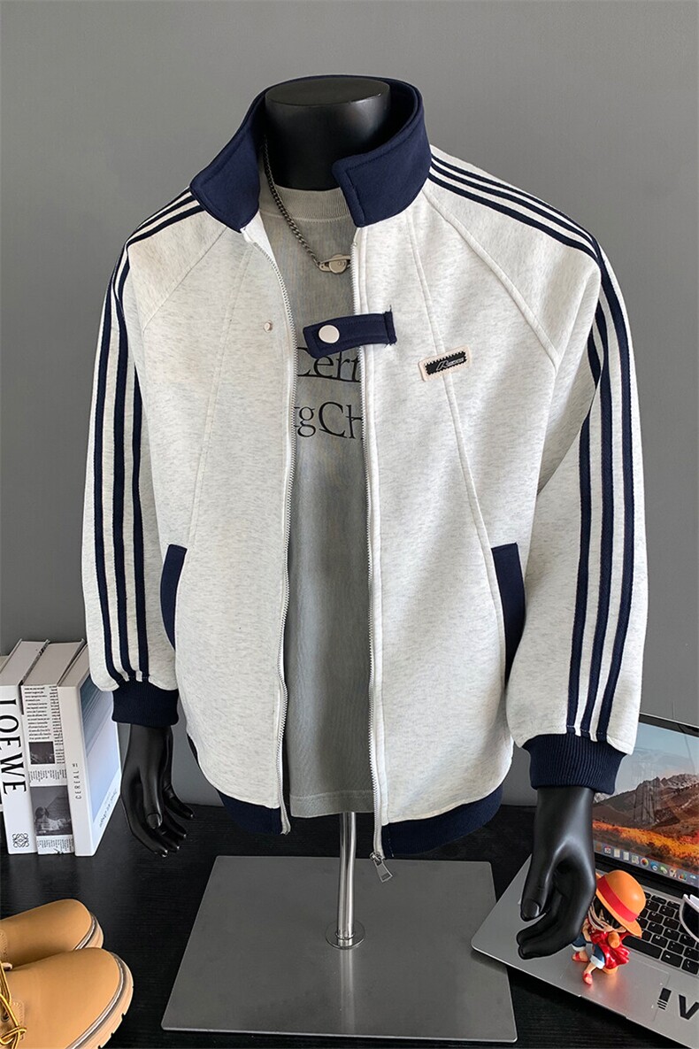 420g-高品质-拼接条纹设计感外套男cp122-特p49,男装卫衣,电商B371