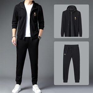 CAG401钱塘2020-2春秋新款时尚休闲百搭中青年男士套装P97,男装休闲套装,钱塘207-2