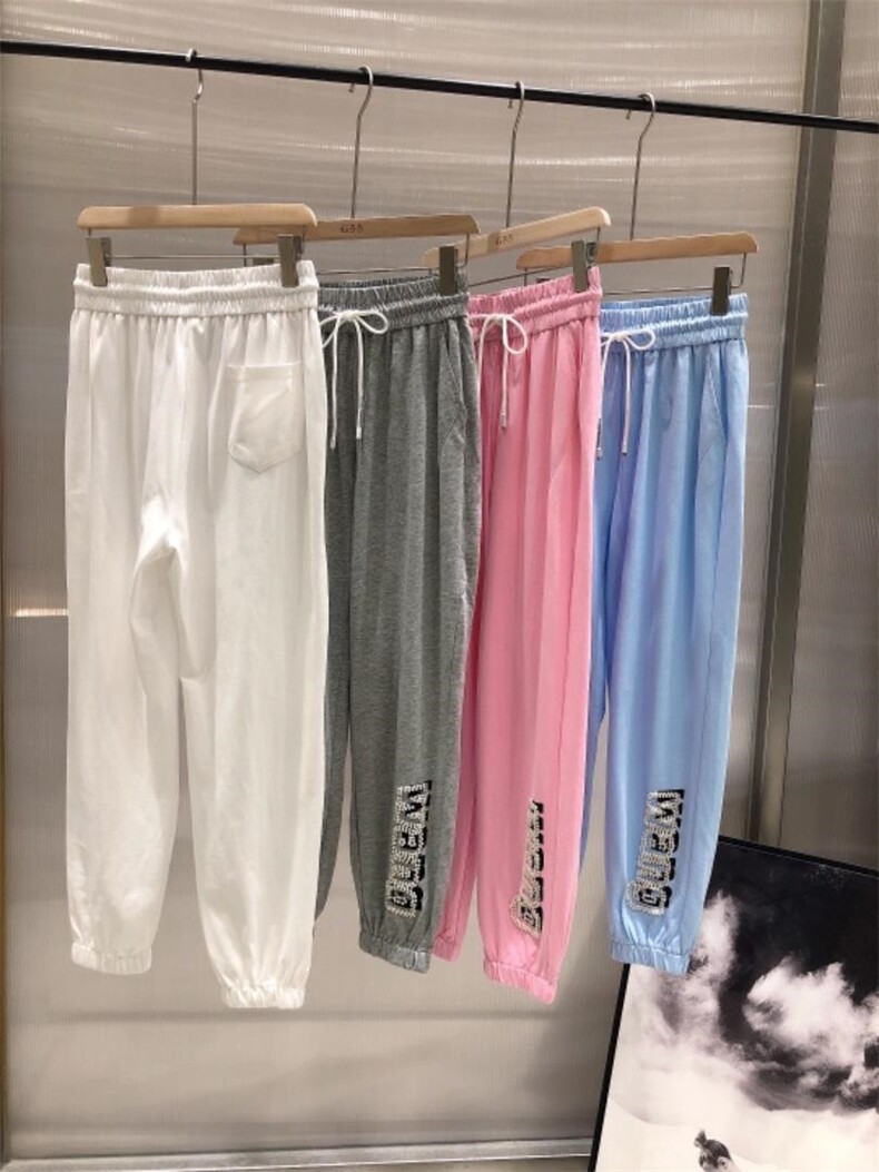 薄款卫裤，女装休闲裤，G55
