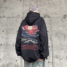 冬装新品加厚连帽棉卫衣XZ203-W656加绒-P58，男装卫衣，星座203
