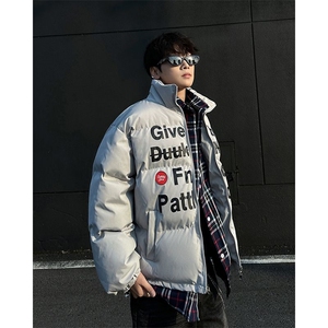 新款棉衣男冬季棉袄外套韩版潮流面包服假两件棉服  Y6625 P95图片