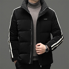 DF8209钱塘2020-2冬季新款时尚休闲立领厚款中年男士羽绒服P290，男装羽绒服，钱塘207-2
