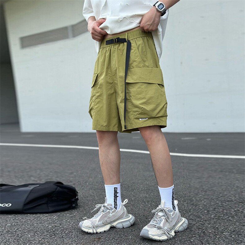 大口袋美式机能工装短裤男宽松运动休闲裤A329-K951-P48,男装休闲裤,电商A329