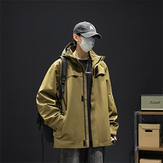 新款男女高品质户外登山服青少年学生冲锋衣夹克外套HS6606-P65，男装夹克，星座1206（原A206）